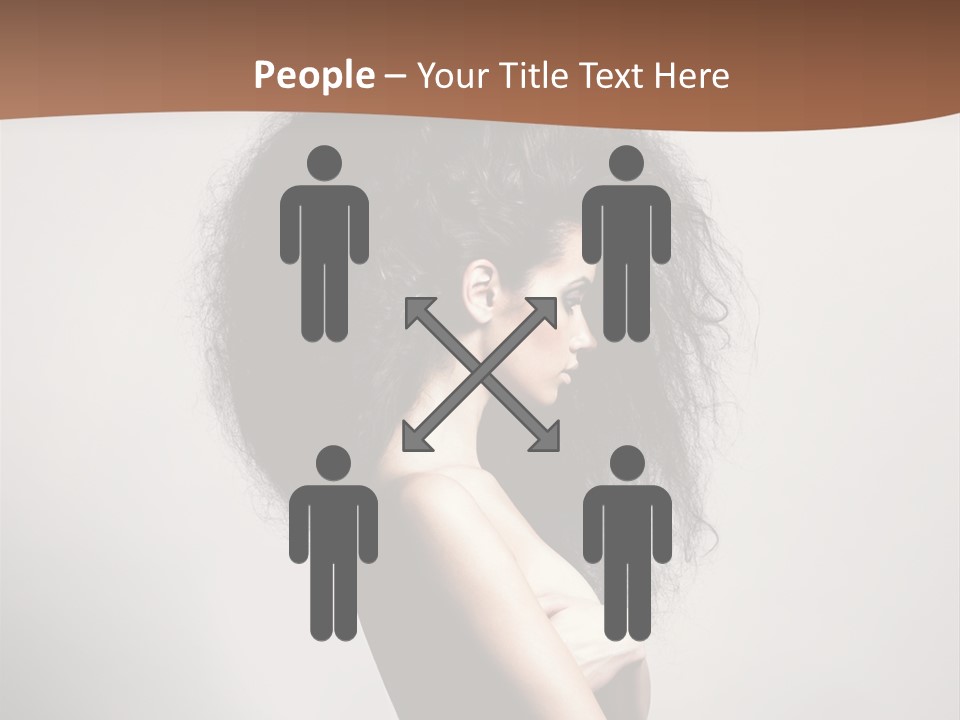 Adult Shining Beauty PowerPoint Template