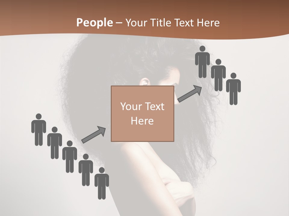 Adult Shining Beauty PowerPoint Template