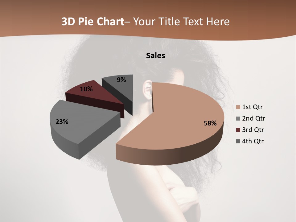 Adult Shining Beauty PowerPoint Template