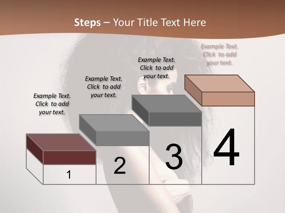 Adult Shining Beauty PowerPoint Template
