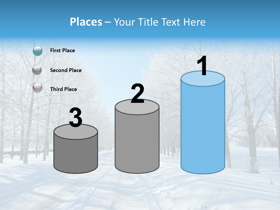 Season Blue Day PowerPoint Template