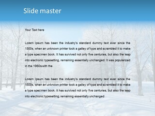 Season Blue Day PowerPoint Template