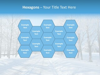 Season Blue Day PowerPoint Template