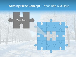 Season Blue Day PowerPoint Template