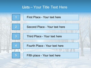 Season Blue Day PowerPoint Template