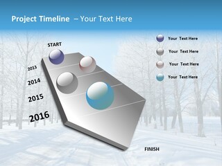 Season Blue Day PowerPoint Template