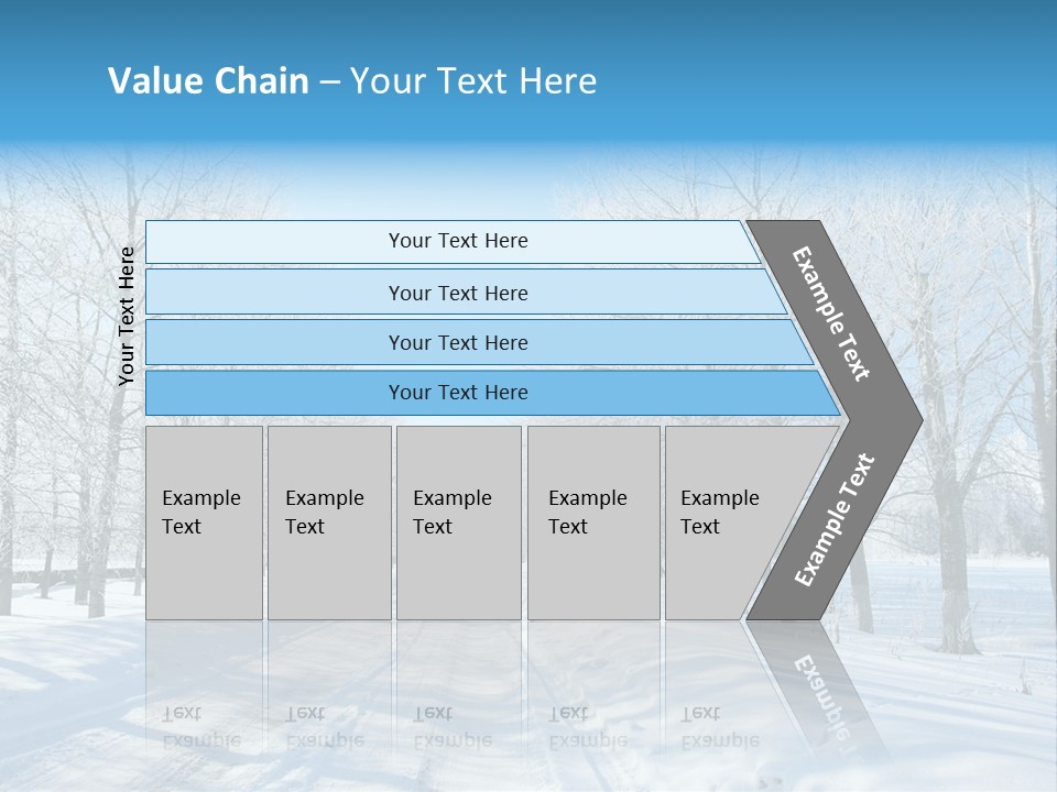 Season Blue Day PowerPoint Template