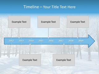 Season Blue Day PowerPoint Template