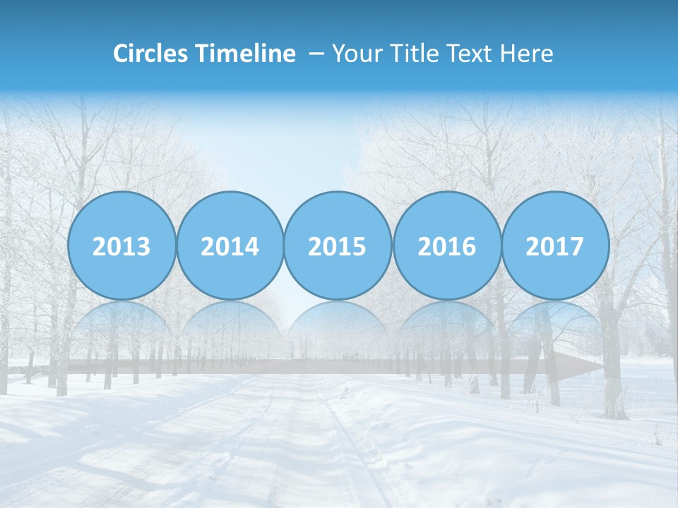 Season Blue Day PowerPoint Template