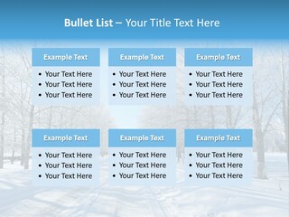 Season Blue Day PowerPoint Template