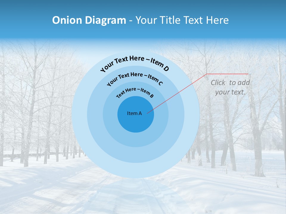 Season Blue Day PowerPoint Template