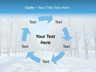 Season Blue Day PowerPoint Template