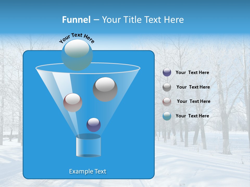 Season Blue Day PowerPoint Template