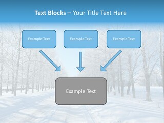Season Blue Day PowerPoint Template