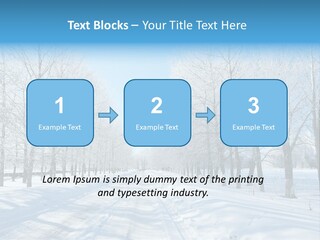 Season Blue Day PowerPoint Template