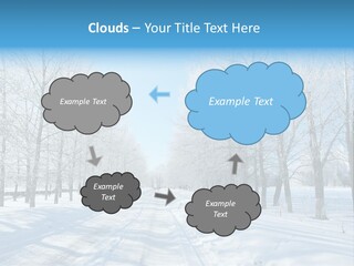 Season Blue Day PowerPoint Template