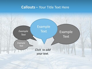 Season Blue Day PowerPoint Template