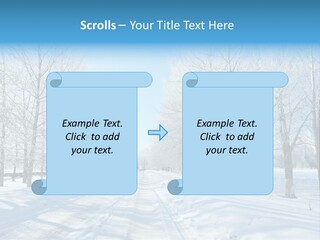Season Blue Day PowerPoint Template