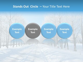 Season Blue Day PowerPoint Template