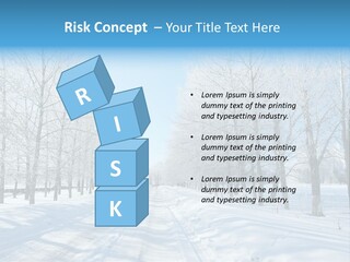 Season Blue Day PowerPoint Template