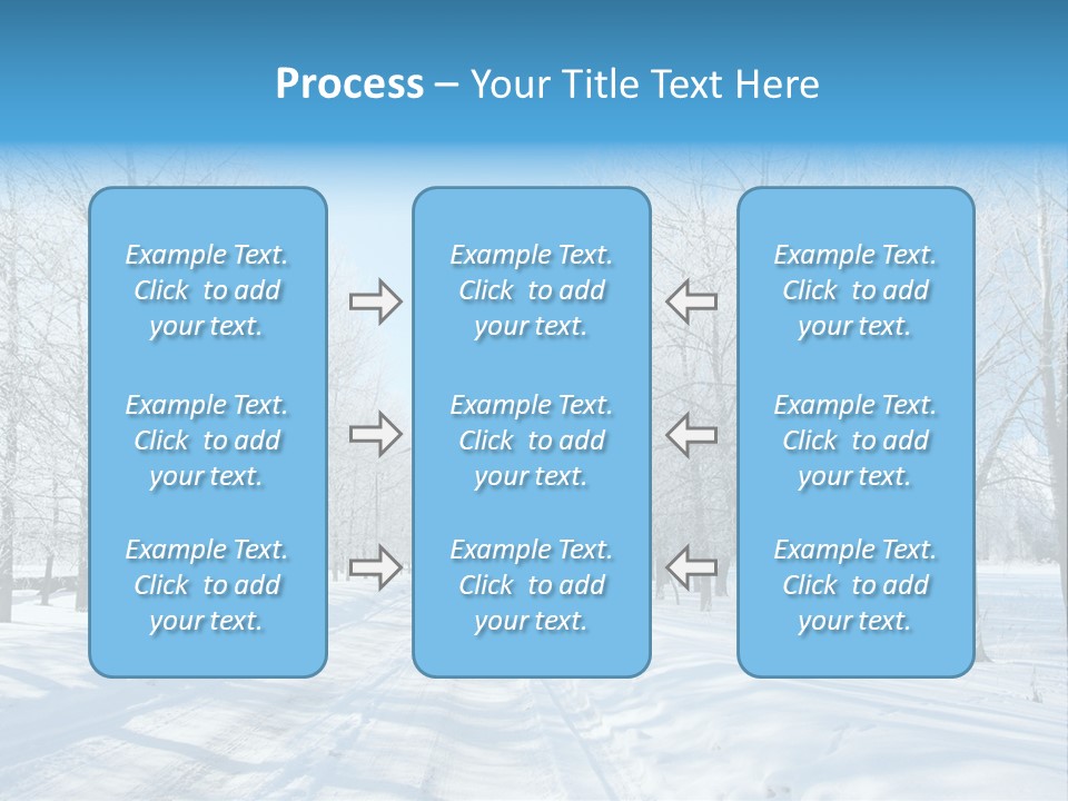 Season Blue Day PowerPoint Template