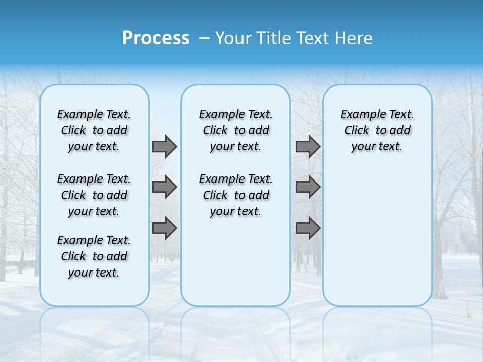 Season Blue Day PowerPoint Template