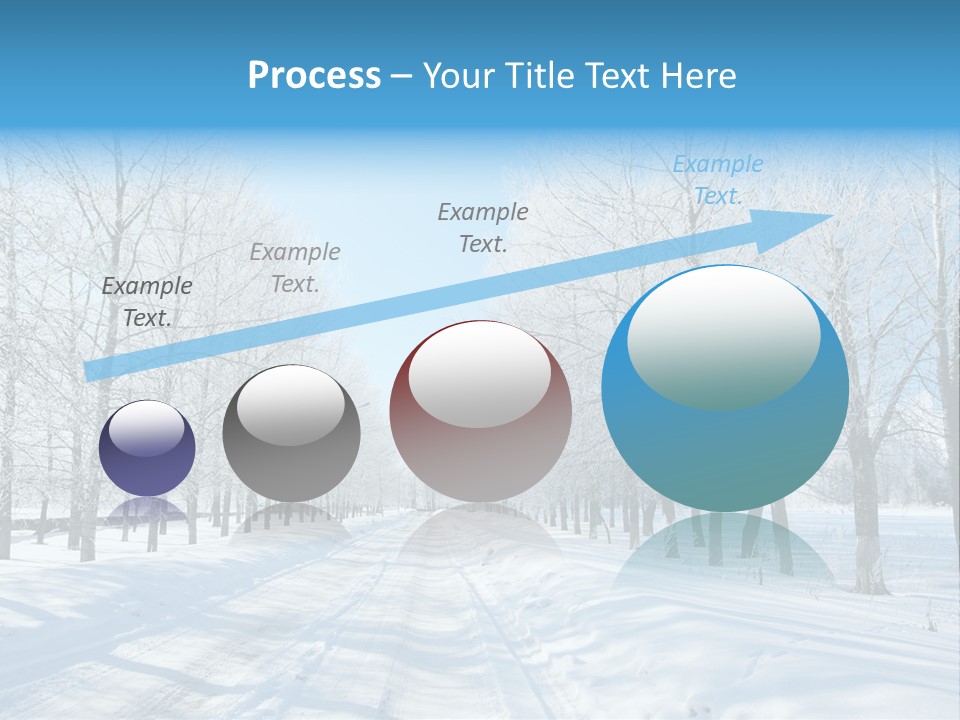 Season Blue Day PowerPoint Template