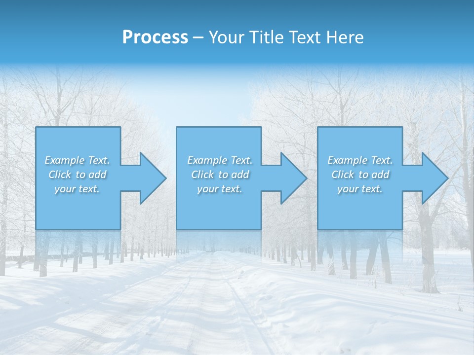Season Blue Day PowerPoint Template