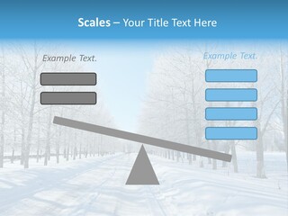 Season Blue Day PowerPoint Template