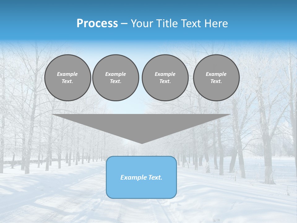 Season Blue Day PowerPoint Template