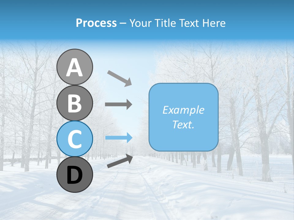 Season Blue Day PowerPoint Template