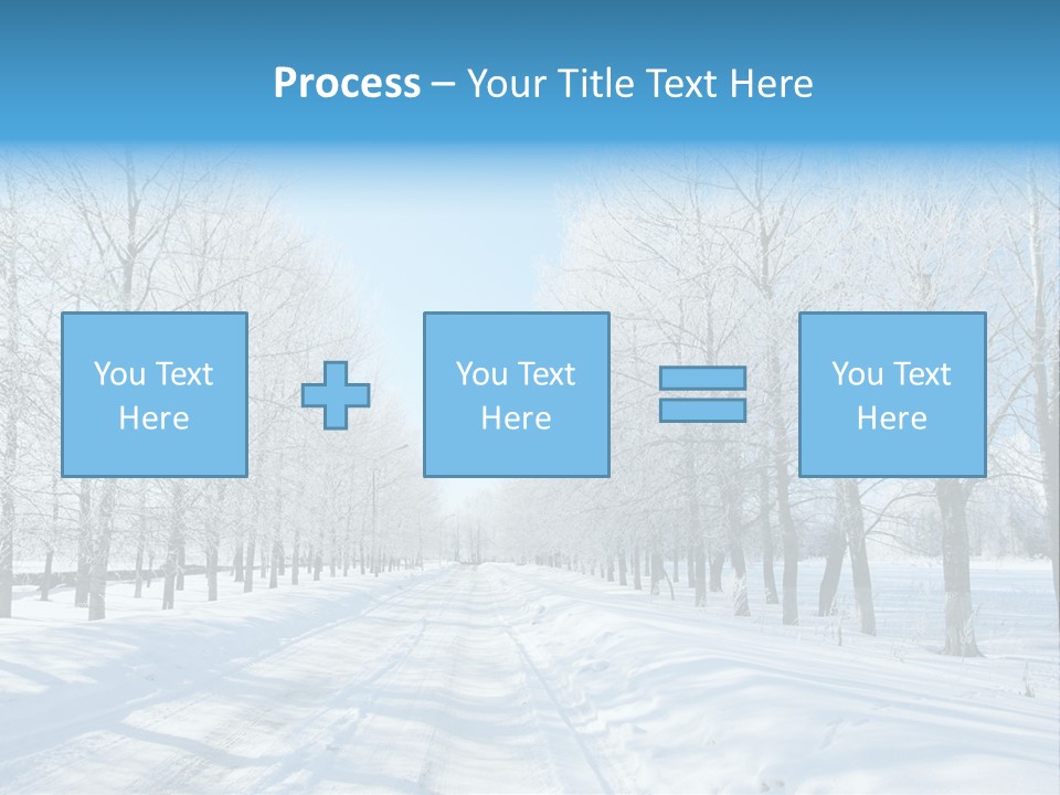 Season Blue Day PowerPoint Template