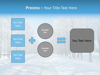 Season Blue Day PowerPoint Template