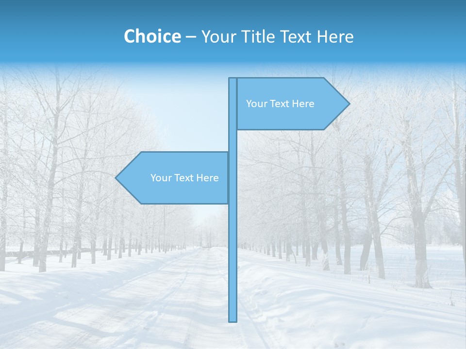 Season Blue Day PowerPoint Template