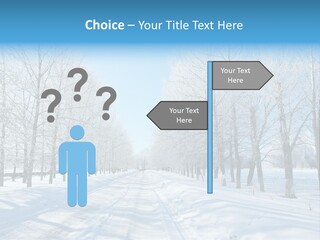 Season Blue Day PowerPoint Template