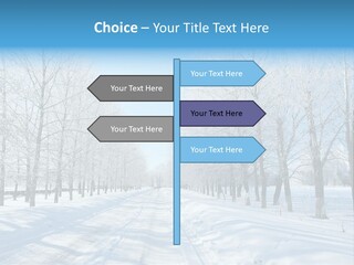 Season Blue Day PowerPoint Template