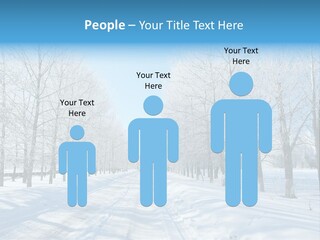 Season Blue Day PowerPoint Template