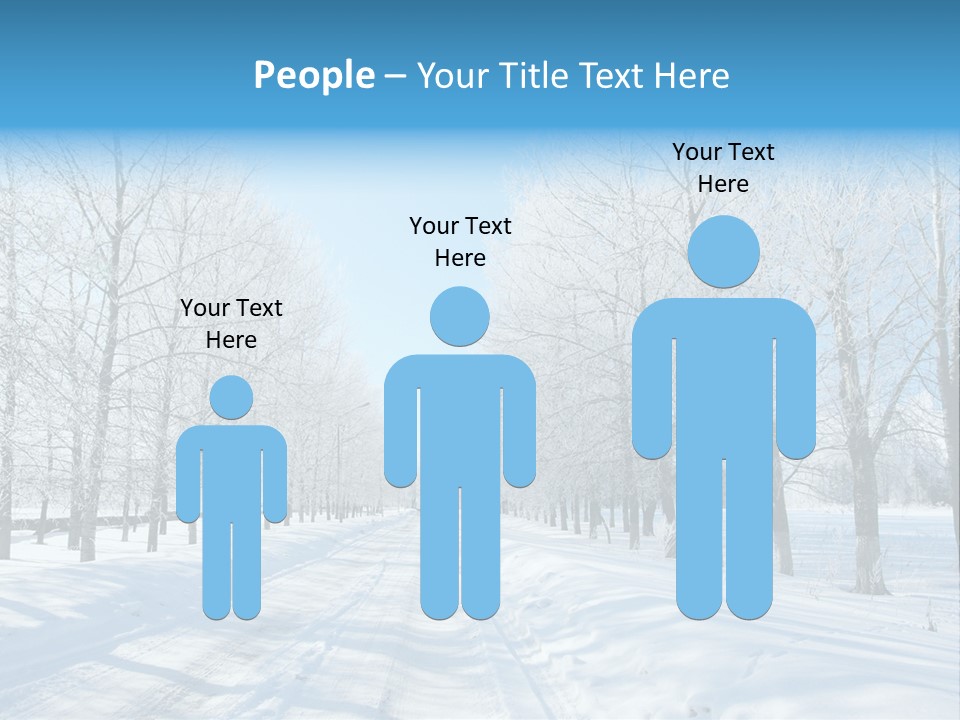 Season Blue Day PowerPoint Template