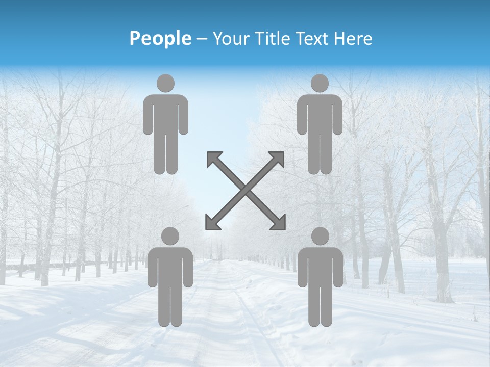 Season Blue Day PowerPoint Template