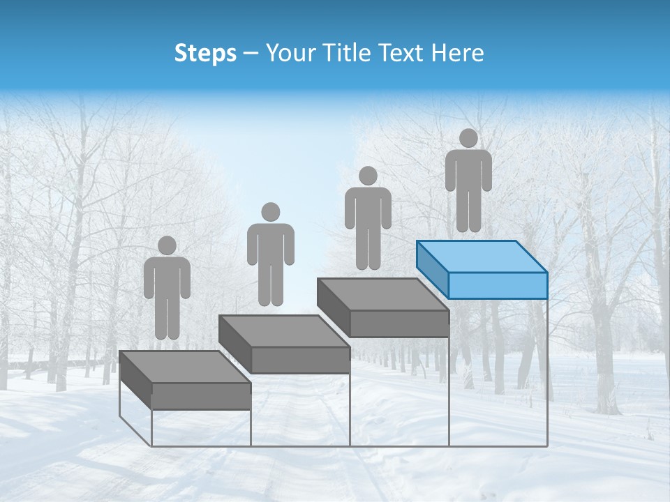 Season Blue Day PowerPoint Template
