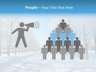 Season Blue Day PowerPoint Template