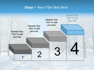 Season Blue Day PowerPoint Template