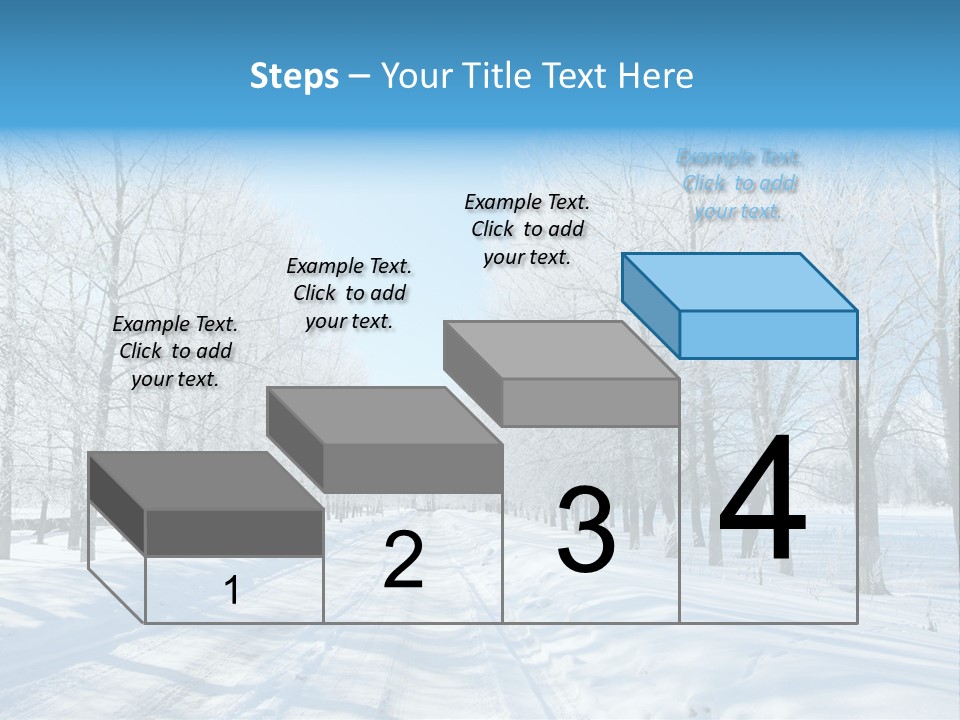 Season Blue Day PowerPoint Template