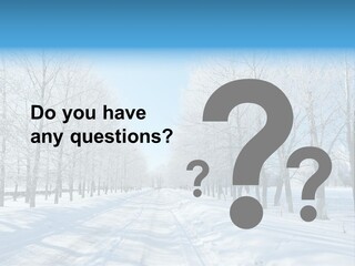 Season Blue Day PowerPoint Template