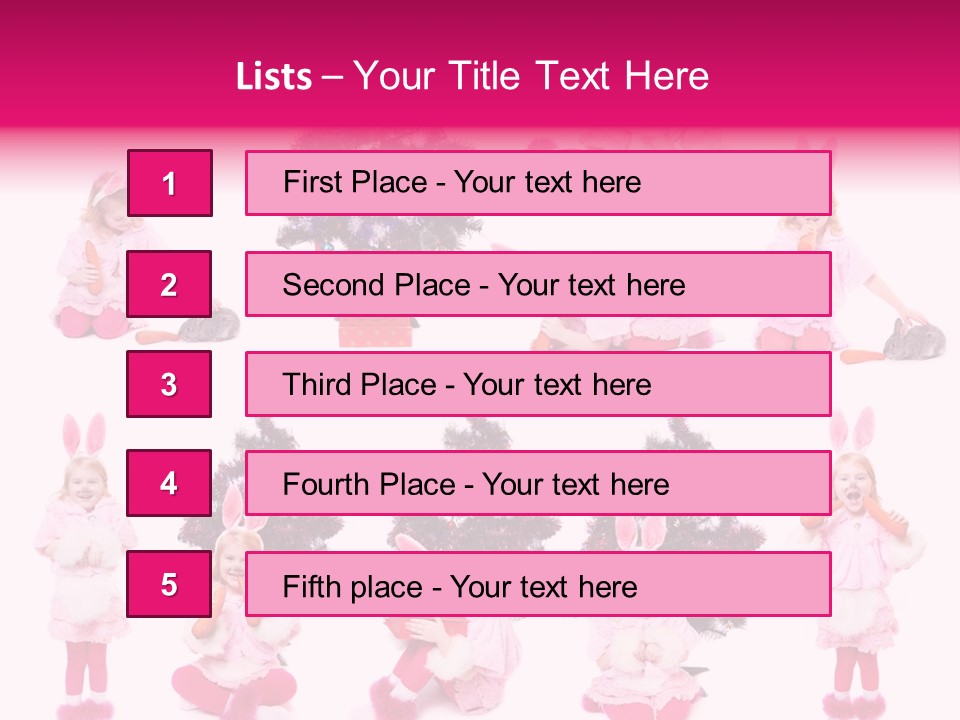 Joy Food Bunny PowerPoint Template