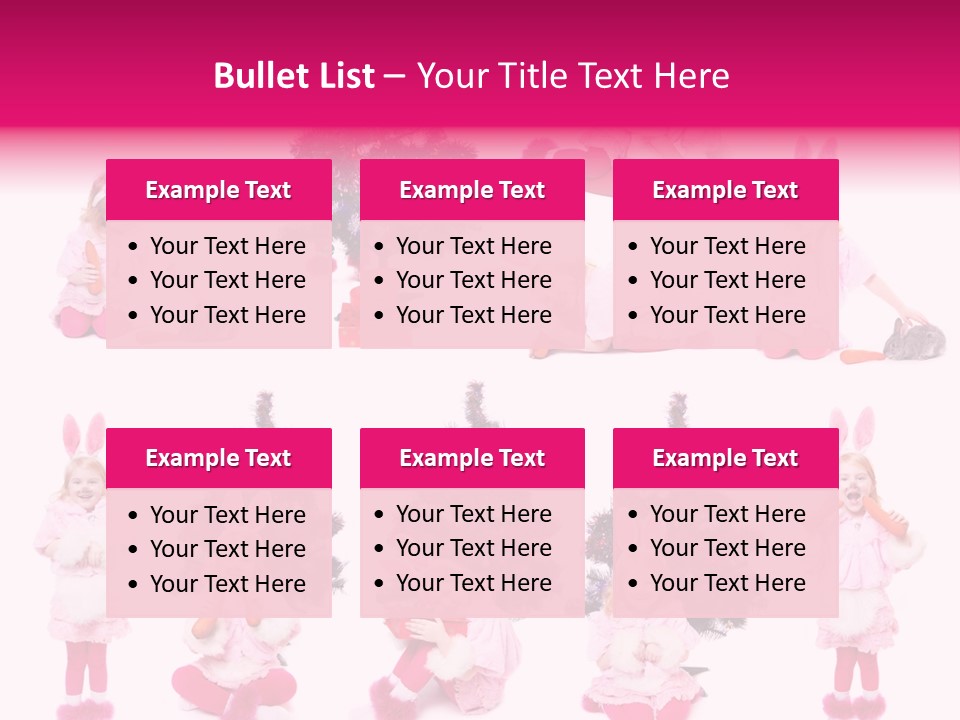 Joy Food Bunny PowerPoint Template