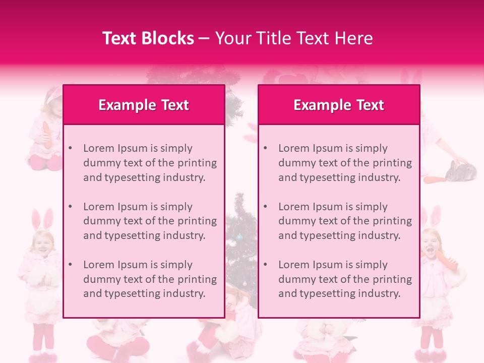 Joy Food Bunny PowerPoint Template