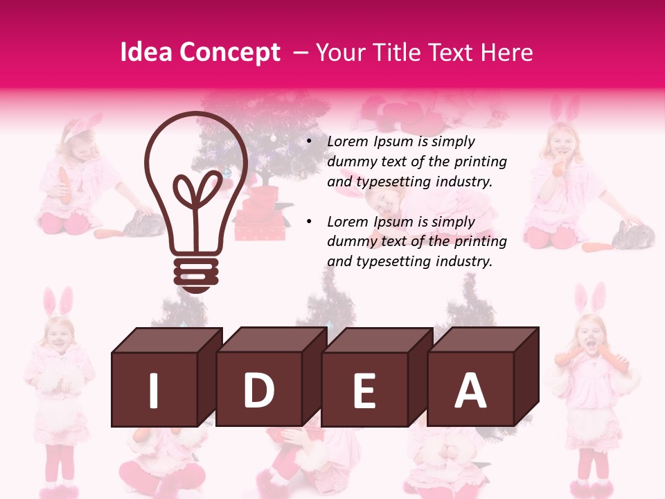 Joy Food Bunny PowerPoint Template