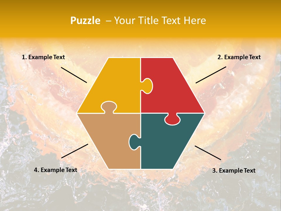 Grapefruit Ripe Close Up PowerPoint Template