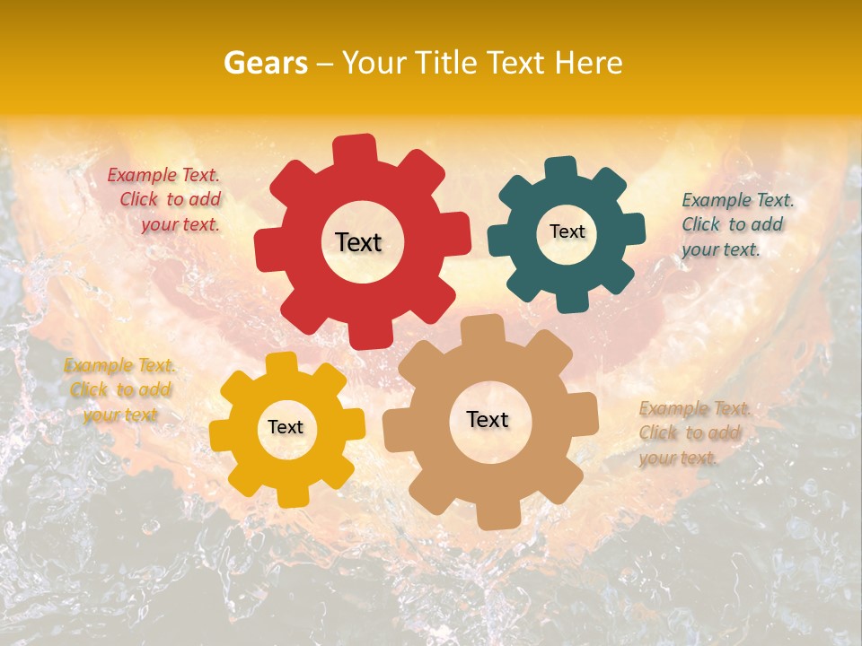 Grapefruit Ripe Close Up PowerPoint Template
